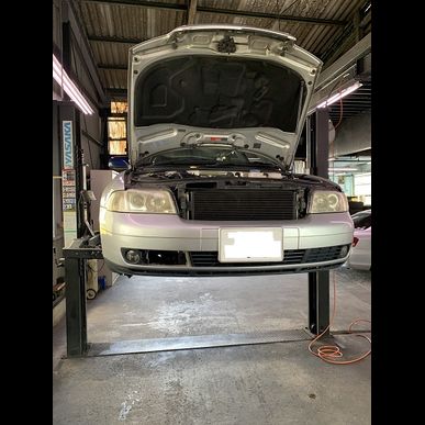 燃料漏れにてレッカー移動されてきました