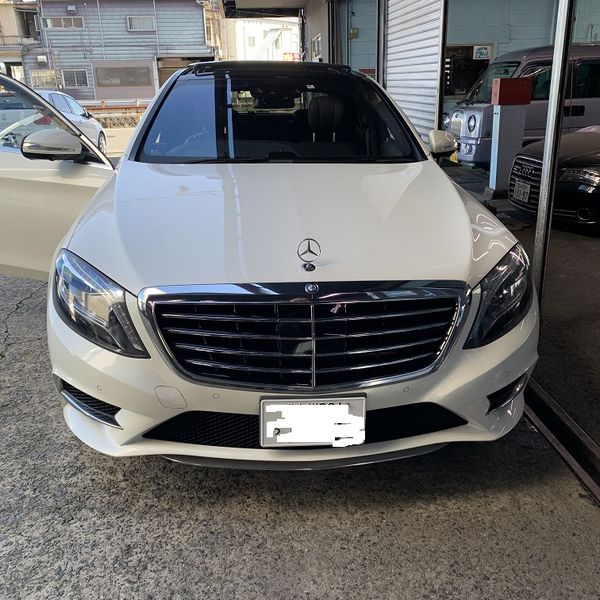 W222ベンツにドラレコ取付依頼