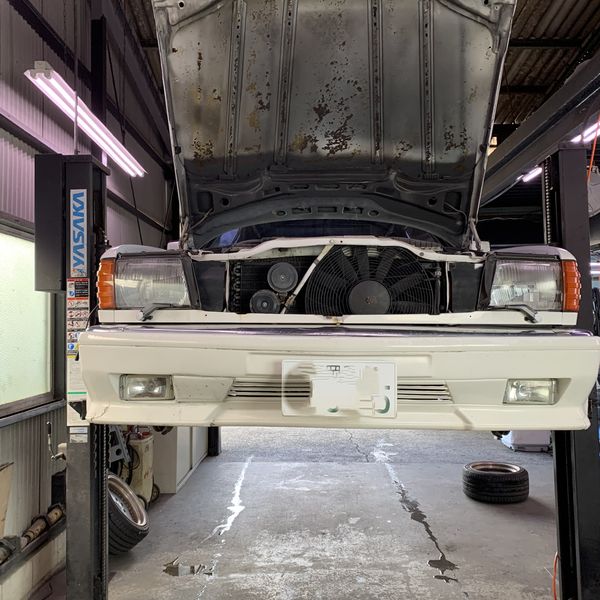 車体がふわふわするとのことで入庫