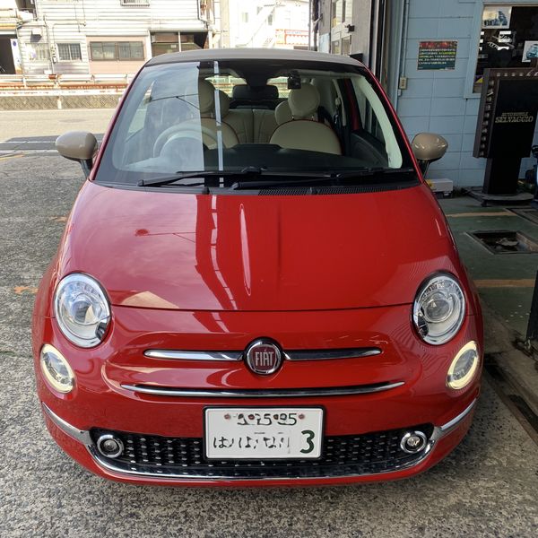 フィアットバックカメラ取付