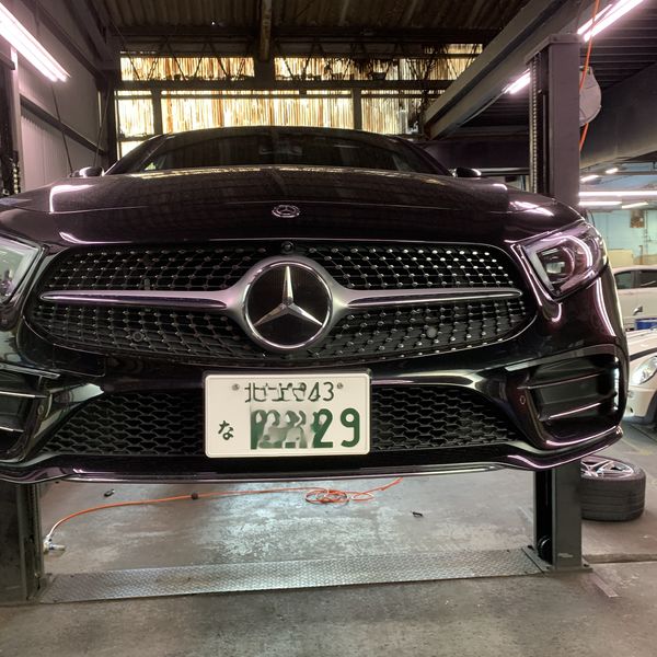 ベンツCLS220d　エアサス不良修理