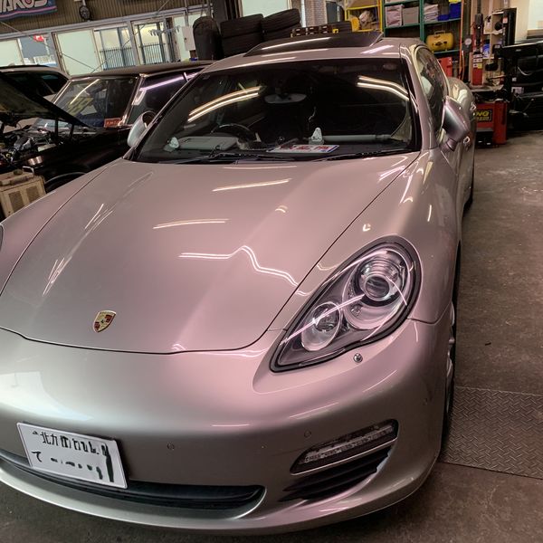 パナメーラ　ルーフライニング張替