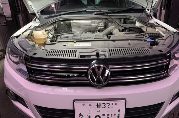 当社ユーザー様ティグアン水漏れ