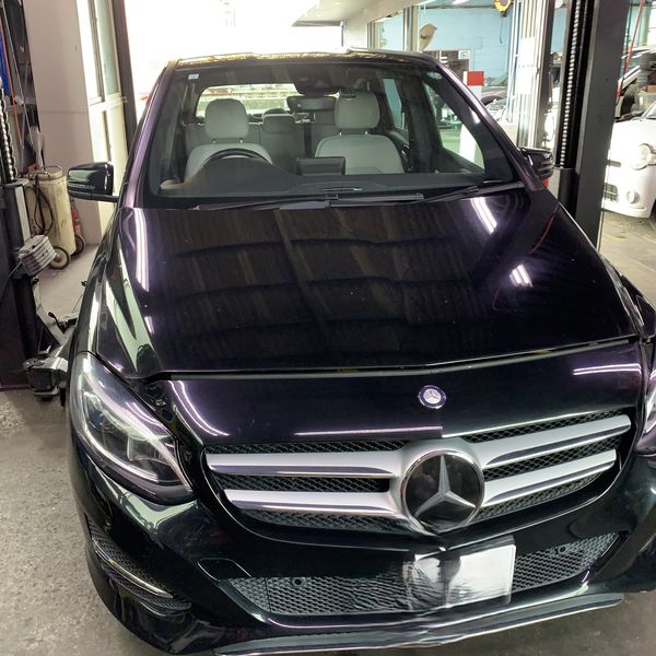 ベンツサーモスタットハウジング交換